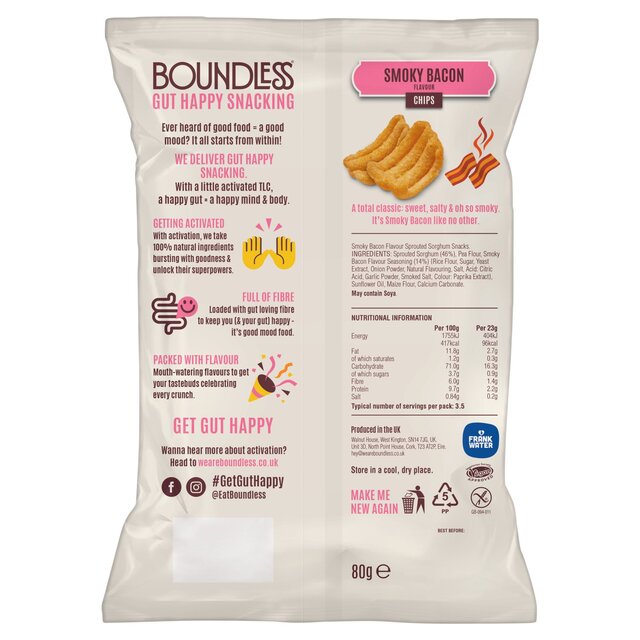 Boundless, Smoky Bacon Chips, Sharing Bag thumbnail 2
