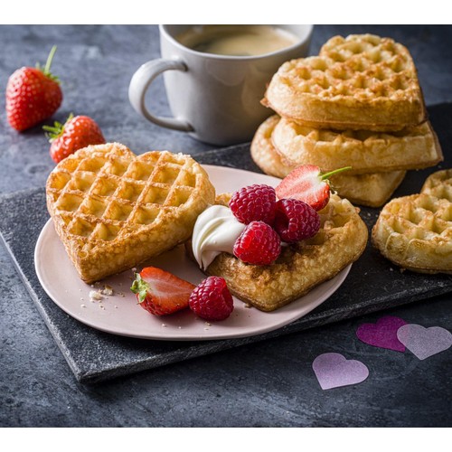M&S Heart Shaped Galette Waffles thumbnail 2