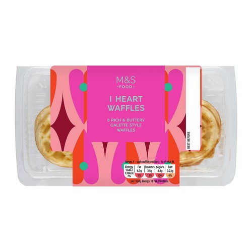 M&S Heart Shaped Galette Waffles thumbnail 4