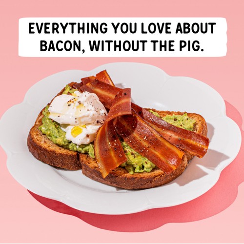 La Vie Plant-based Smoked Bacon Rashers, Vegan thumbnail 2