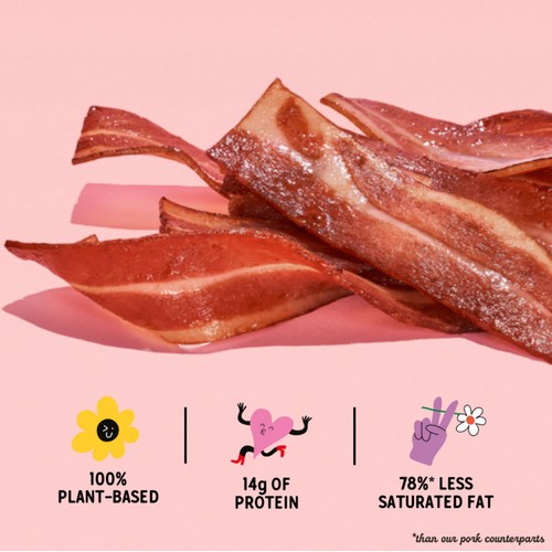 La Vie Plant-based Smoked Bacon Rashers, Vegan thumbnail 3