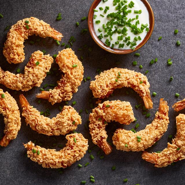 Tiger Delight 12 Crunchy Coated King Prawns thumbnail 2