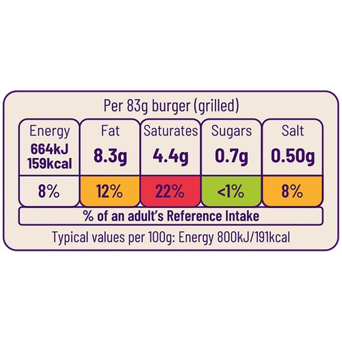 Ocado Reduced Fat Quarter Pounder Burgers thumbnail 3