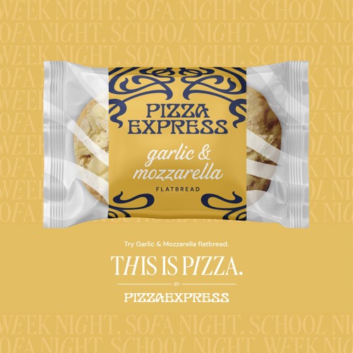 Pizza Express Large Garlic & Mozzarella Flatbread thumbnail 3