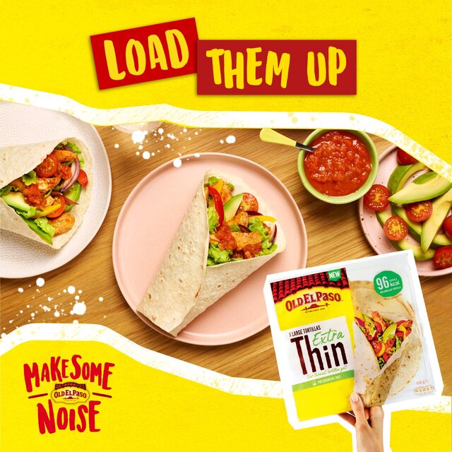 Old El Paso Large Extra Thin Tortilla Wraps thumbnail 6