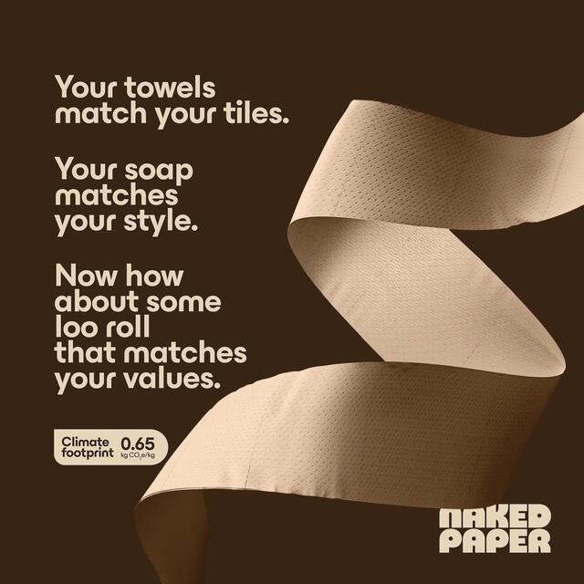 Naked Paper Unbleached Super Soft Extra Long Bamboo Toilet Paper thumbnail 10