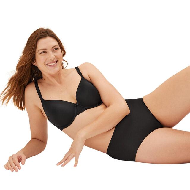 M&S Womens Flexifit No VPL High Rise Shorts, 8-18, Black thumbnail 2