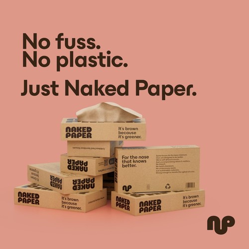 Naked Paper Unbleached Bamboo Facial Tissues 100 Sheets thumbnail 6
