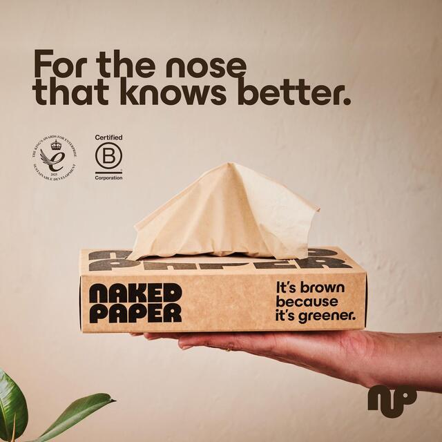 Naked Paper Unbleached Super Soft Bamboo Facial Tissues thumbnail 7