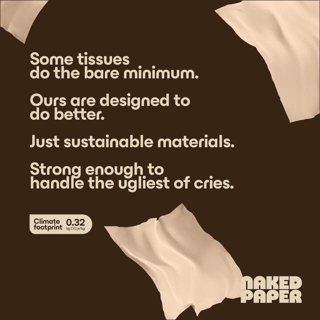 Naked Paper Unbleached Super Soft Bamboo Facial Tissues thumbnail 9