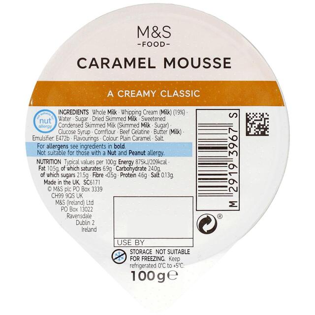 M&S Caramel Mousse