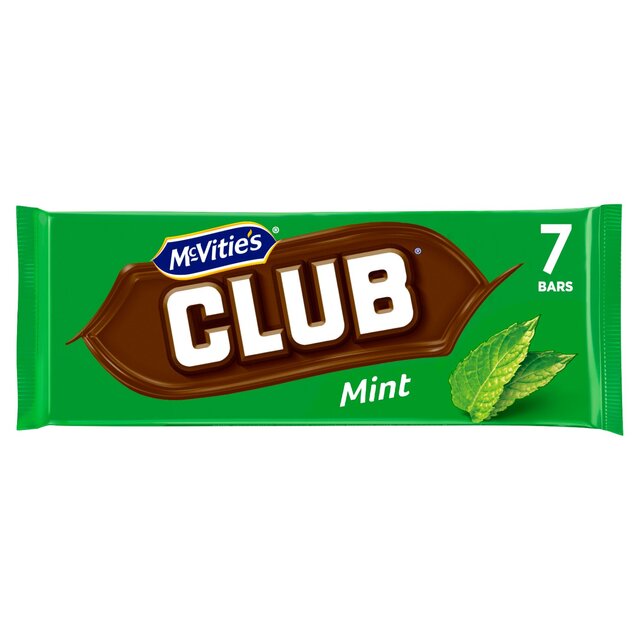 McVitie's Club Mint Biscuit Bar Multipack