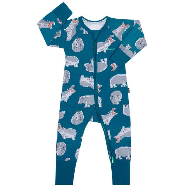 Bonds Zip Wondersuit Hippo Smile, 12-18 months