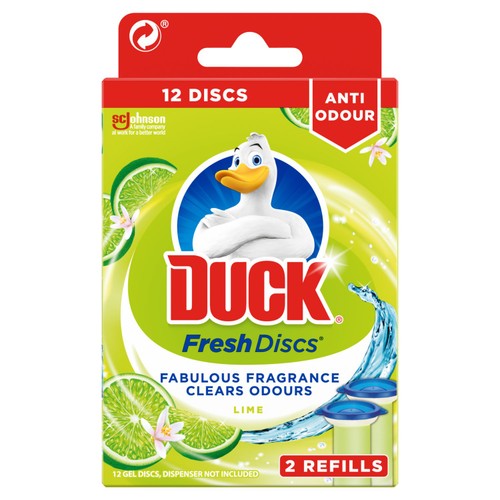 Duck Toilet Fresh Discs Duo Refills Lime