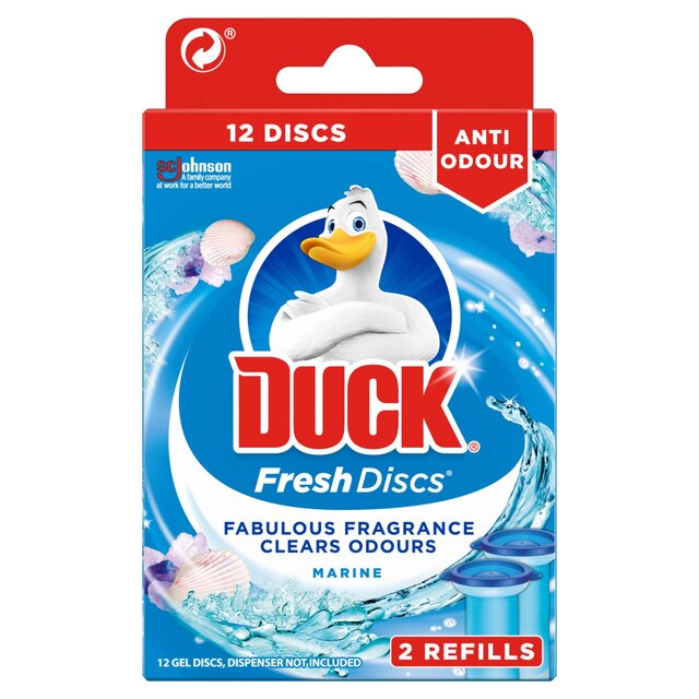 Duck Toilet Fresh Discs Duo Refills Marine