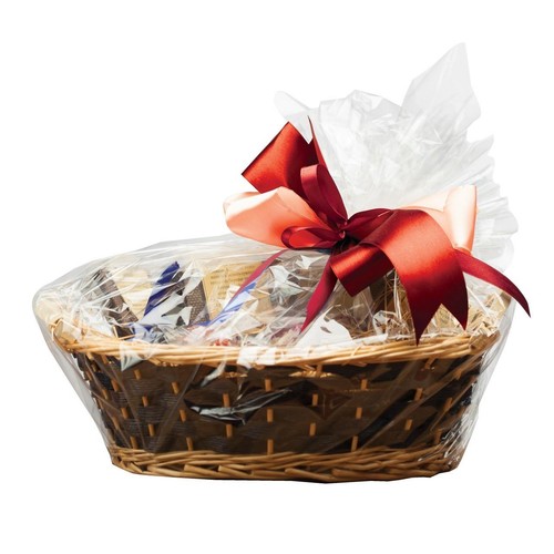 Cellophane Basket Bags, Clear thumbnail 2