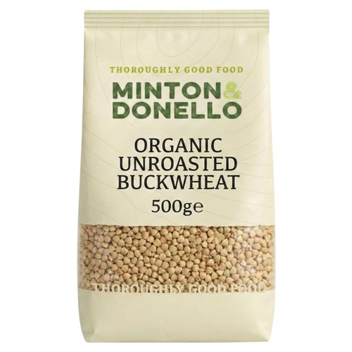Minton & Donello Organic Unroasted Buckwheat
