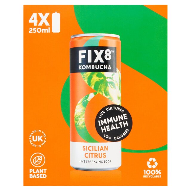 Fix8 Sicilian Citrus Kombucha Multipack thumbnail 2