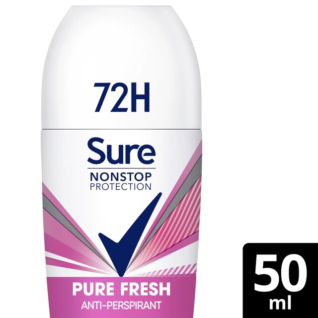 Sure Women 72hr Nonstop Antiperspirant Deodorant Roll On Pure Fresh