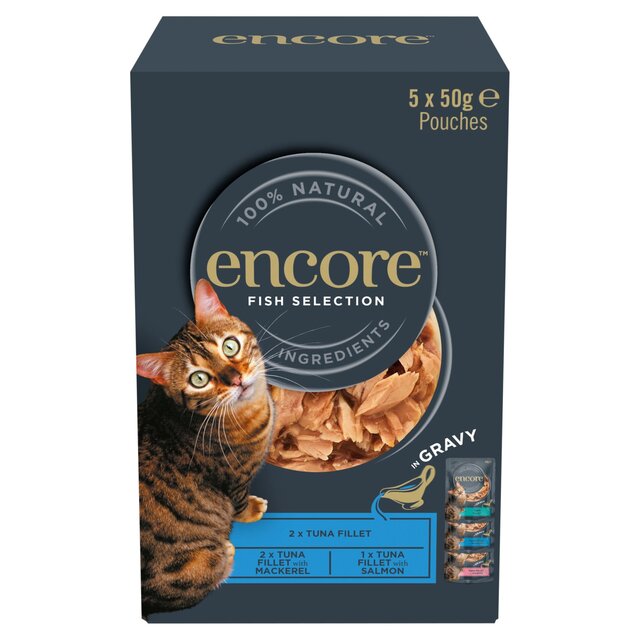 Encore Cat Gravy Pouch Fish Selection