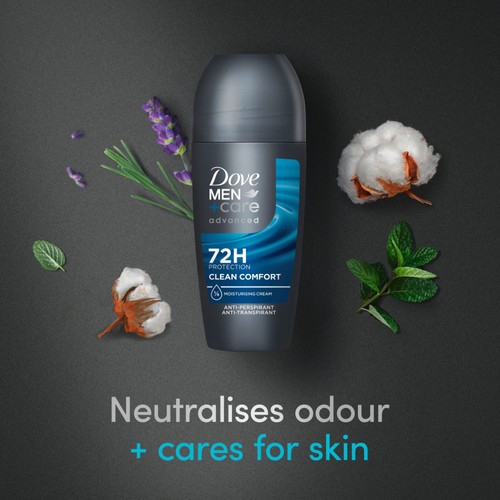 Dove Men+Care Advanced Antiperspirant Deodorant Clean Comfort thumbnail 2