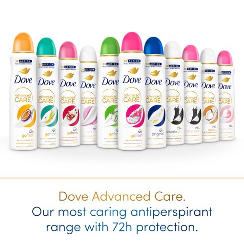 Dove Women Original Advanced Antiperspirant Deodorant Aerosol thumbnail 4