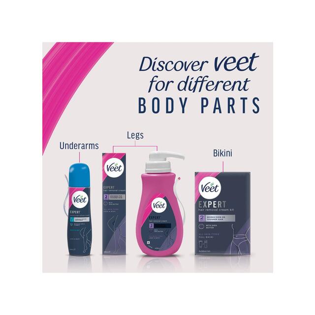 Veet Expert Hair Removal Cream Bikini All Skin Types thumbnail 5