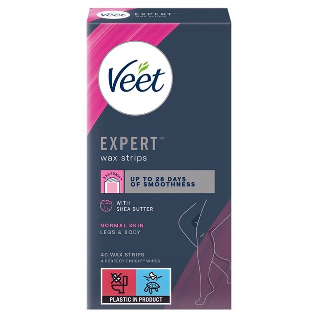 Veet Expert Wax Strips - Legs, Normal