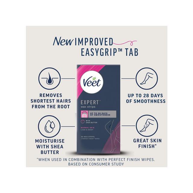 Veet Expert Wax Strips - Legs, Normal thumbnail 2