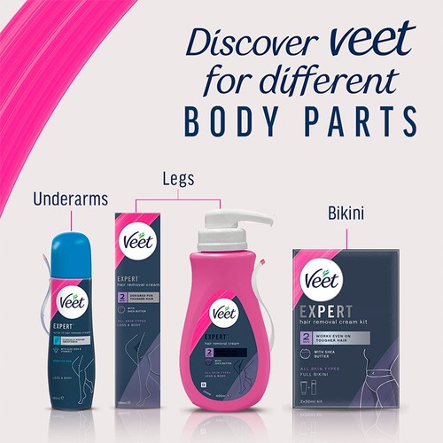 Veet Expert Hair Removal Cream Legs & Body  thumbnail 4