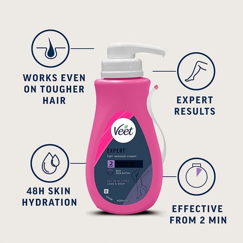 Veet Expert Hair Removal Cream Legs & Body  thumbnail 5