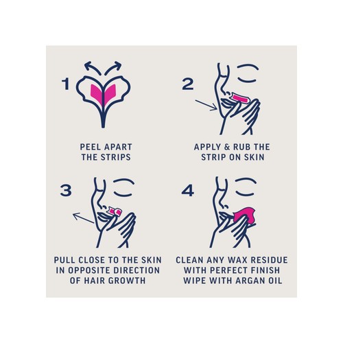 Veet Expert Wax Strips - Face, Normal thumbnail 3