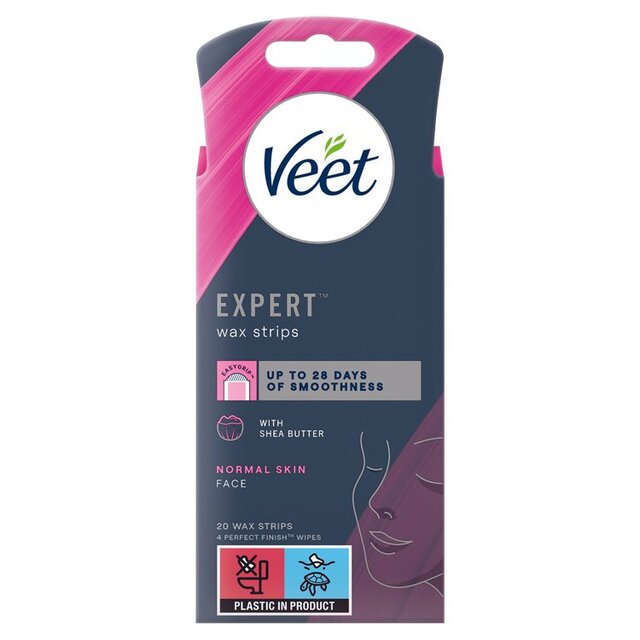 Veet Expert Wax Strips - Face, Normal