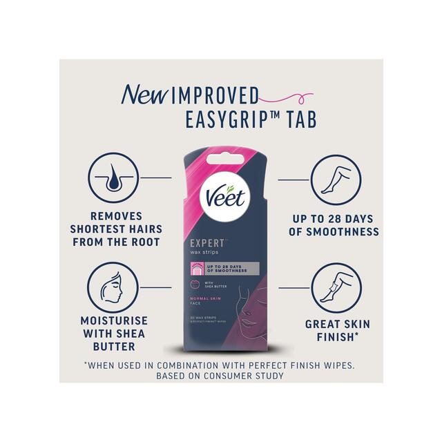 Veet Expert Wax Strips - Face, Normal thumbnail 2