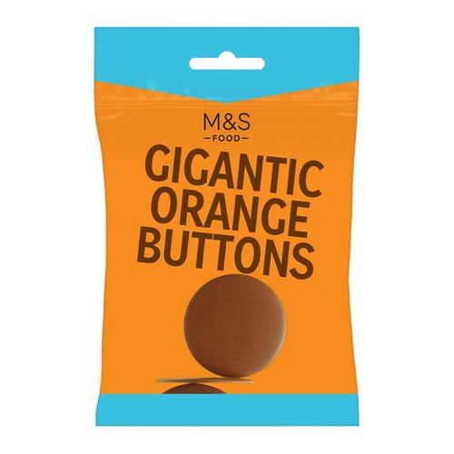 M&S Gigantic Orange Buttons