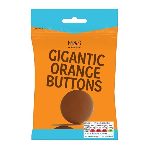 M&S Gigantic Orange Buttons thumbnail 2
