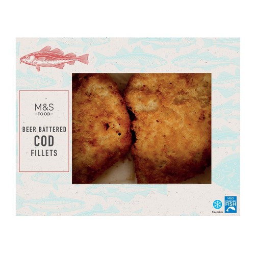 M&S Beer Battered Cod Fillets