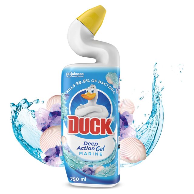 Duck Deep Action Gel Toilet Liquid Cleaner Marine