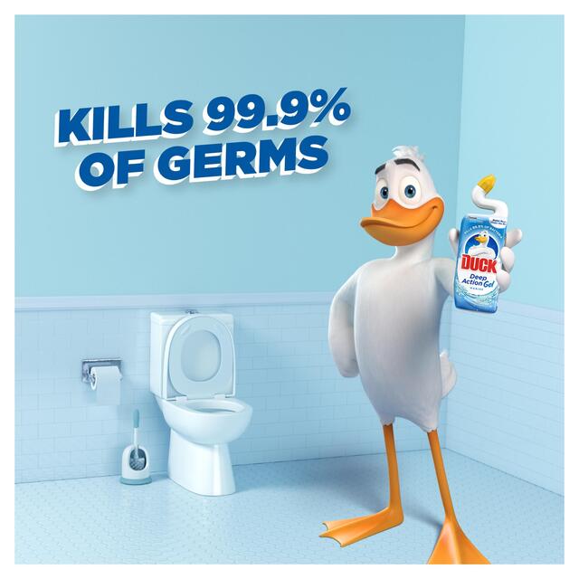 Duck Deep Action Gel Toilet Liquid Cleaner Marine thumbnail 6