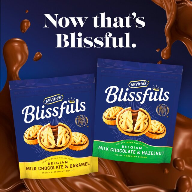 McVitie's Blissfuls Belgian Milk Chocolate & Hazelnut Biscuits thumbnail 4
