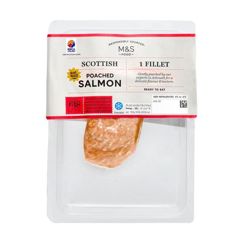 M&S Scottish Poached Salmon Fillet thumbnail 3
