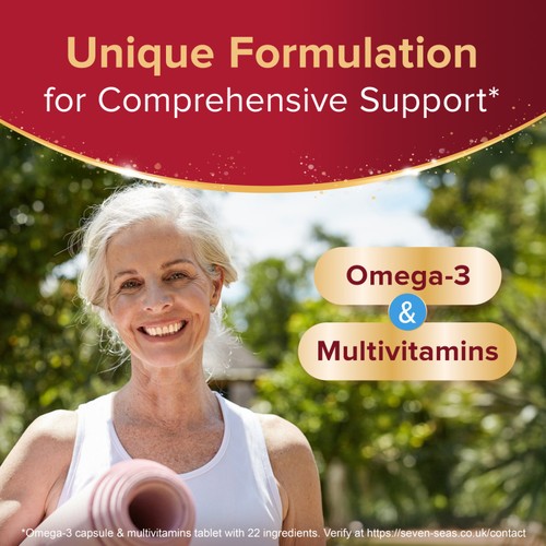 Seven Seas Omega-3 & Multivitamins Woman 50+ thumbnail 6