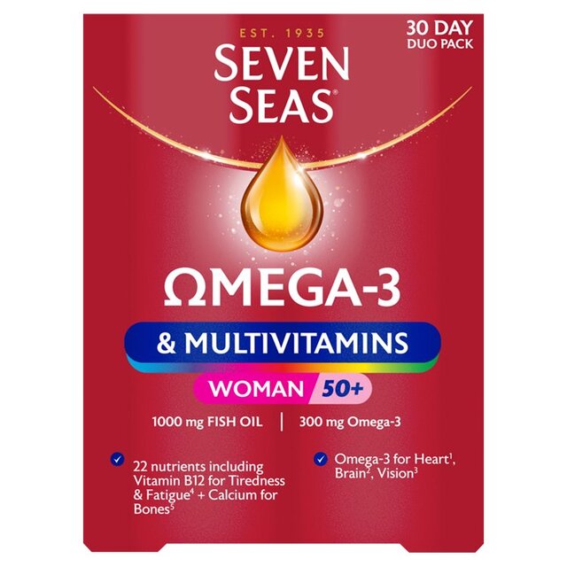 Seven Seas Omega-3 & Multivitamins Woman 50+