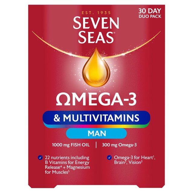 Seven Seas Omega-3 & Multivitamins Man