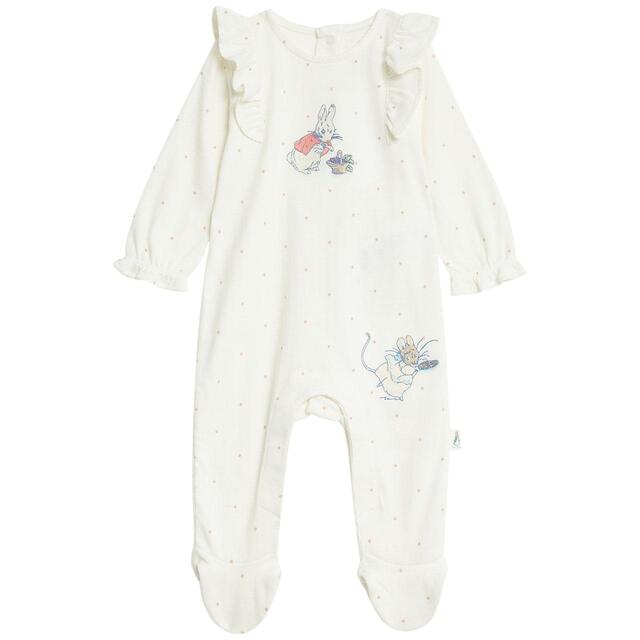 M&S Sleepsuits, 2 Pack, 2-3 Years, Ivory thumbnail 2