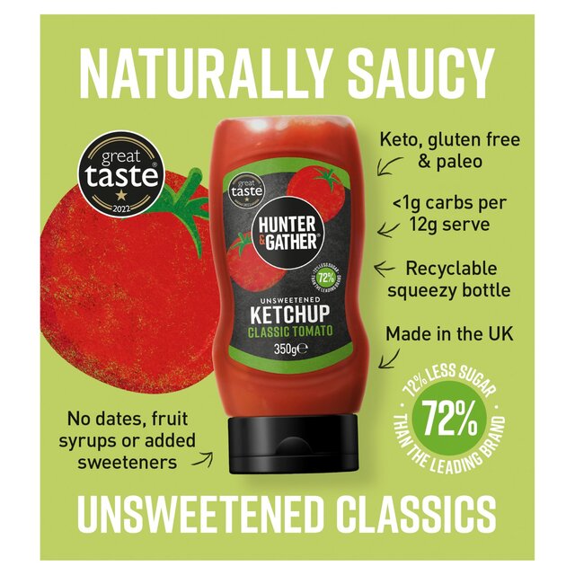 Hunter & Gather Unsweetened Tomato Ketchup thumbnail 2
