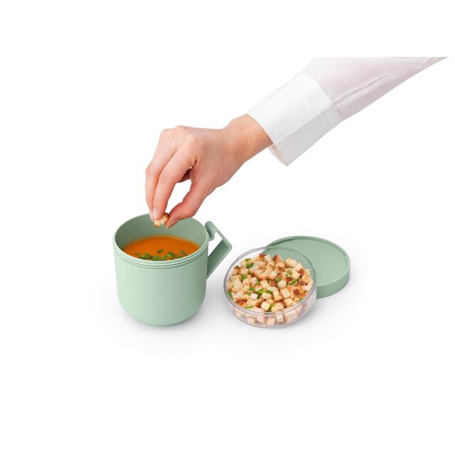 Brabantia Make & Take Soup Mug 0.6L Jade Green thumbnail 5