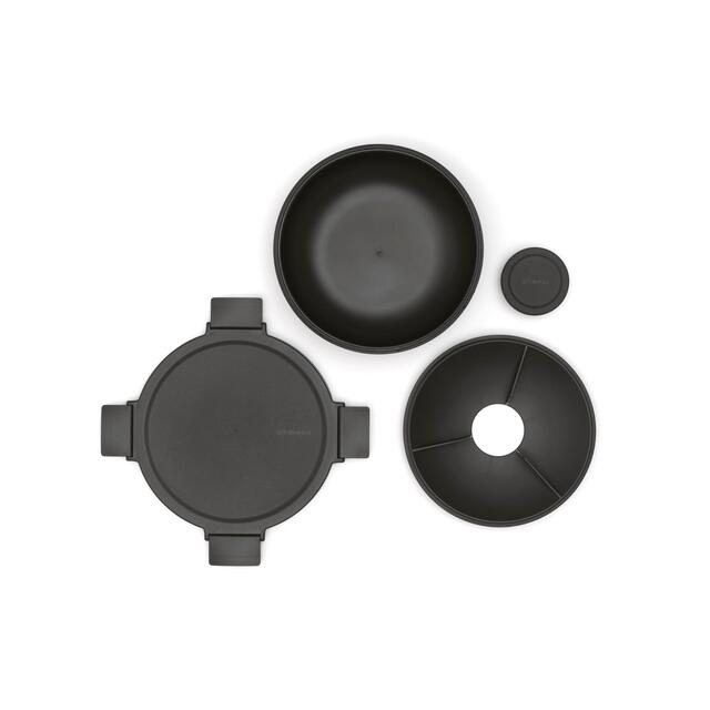 Brabantia Make & Take Salad Bowl 1.3L Dark Grey thumbnail 4