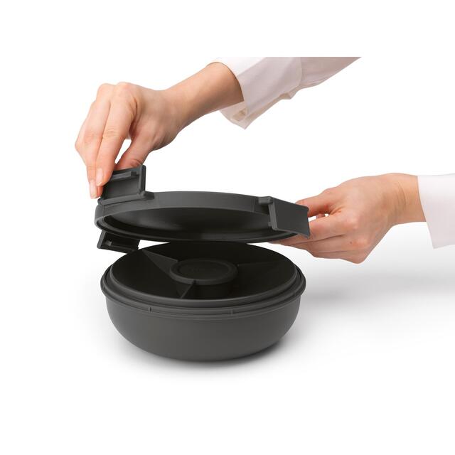 Brabantia Make & Take Salad Bowl 1.3L Dark Grey thumbnail 5