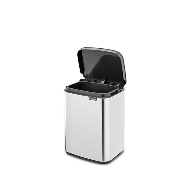 Brabantia Bo Waste Bin 4L Brilliant Steel thumbnail 2